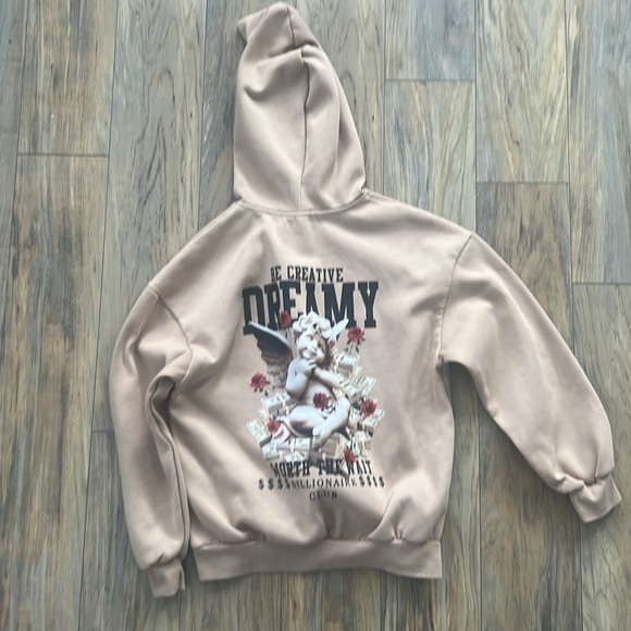 Boys hooded sweatshirt (print on back) - Picture 3 of 4